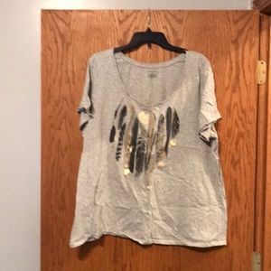 Lane Bryant embellished T-shirt